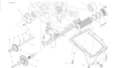 dessin 009 - filtres et pompe à huile [mod: 1299; xst: moteur du groupe aus, eur, fra, jap, twn]