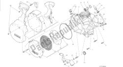 dessin 05a - couvercle de carter côté embrayage (jap) [mod: 1299; xst: jap, twn] moteur de groupe