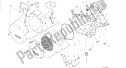 rysunek 05a - pokrywa skrzyni korbowej po stronie sprzęgła (jap) [mod: 1299; xst: jap, twn] grupa silnik