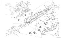 dessin 020 - fanale anteriore e cruscotto [mod: 1299; xst: aus, eur, fra, jap, twn] cadre de groupe