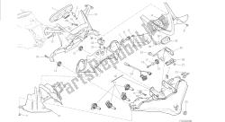 disegno 020 - fanale anteriore e cruscotto [mod: 1299; xst: aus, eur, fra, jap, twn] cornice di gruppo