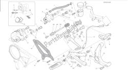 desenho 025 - freno posteriore [mod: 1199 r; xst: aus, eur, fra, jap, twn] quadro de grupo