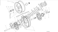 dessin 026 - ruota anteriore e posteriore [mod: 1199r; xst: aus, eur, fra, jap, twn] cadre de groupe