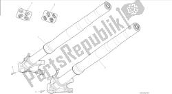 disegno 21a - forcella anteriore [mod: 1199 r; xst: aus, eur, fra, jap, twn] gruppo telaio