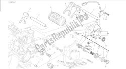 dibujo 002 - control del cambio de marchas [mod: 1199 r; xst: aus, eur, fra, jap, twn] motor de grupo