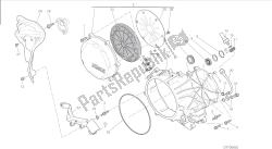 dessin 005 - embrayage - carter de carter latéral [mod: 1199r; xst: aus, eur, fra, jap, twn] group engine