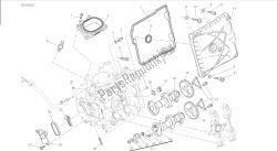 disegno 013 - testa orizzontale - distribuzione [mod: 1199 r; xst: twn] gruppo motore