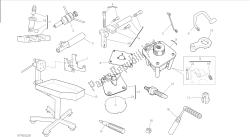 dibujo 01b - herramientas de servicio de taller [mod: 1199r; xst: aus, eur, fra, jap, twn] herramientas de grupo