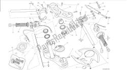 DRAWING 021 - SEMIMANUBRI - AMMORTIZZATORE DI STERZO [MOD:1199R;XST:AUS,EUR,FRA,JAP,TWN]GROUP FRAME