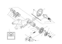 REAR WHEEL AXLE