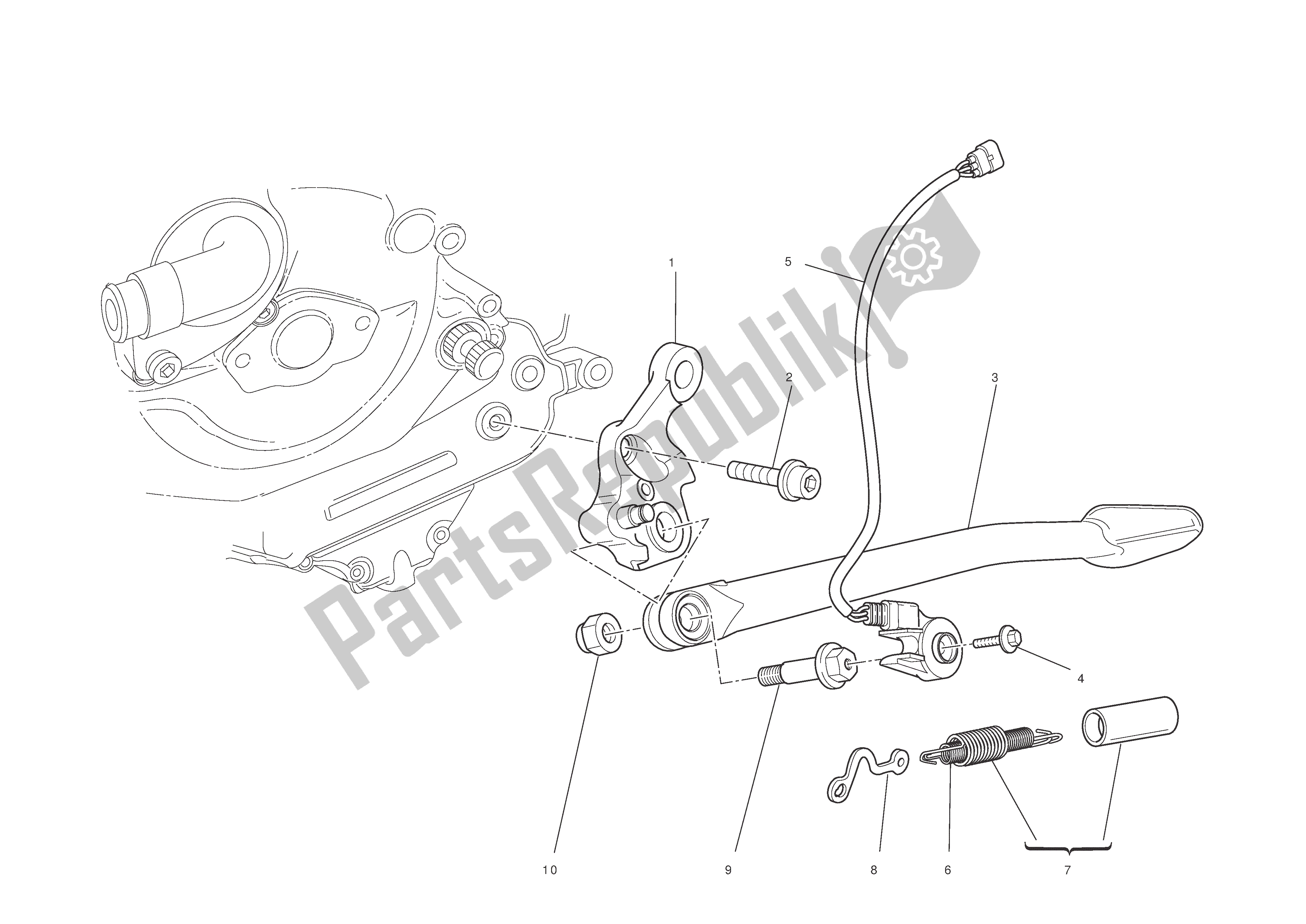 Todas las partes para Estar de Ducati 1198 2010