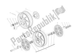 Front and rear wheels