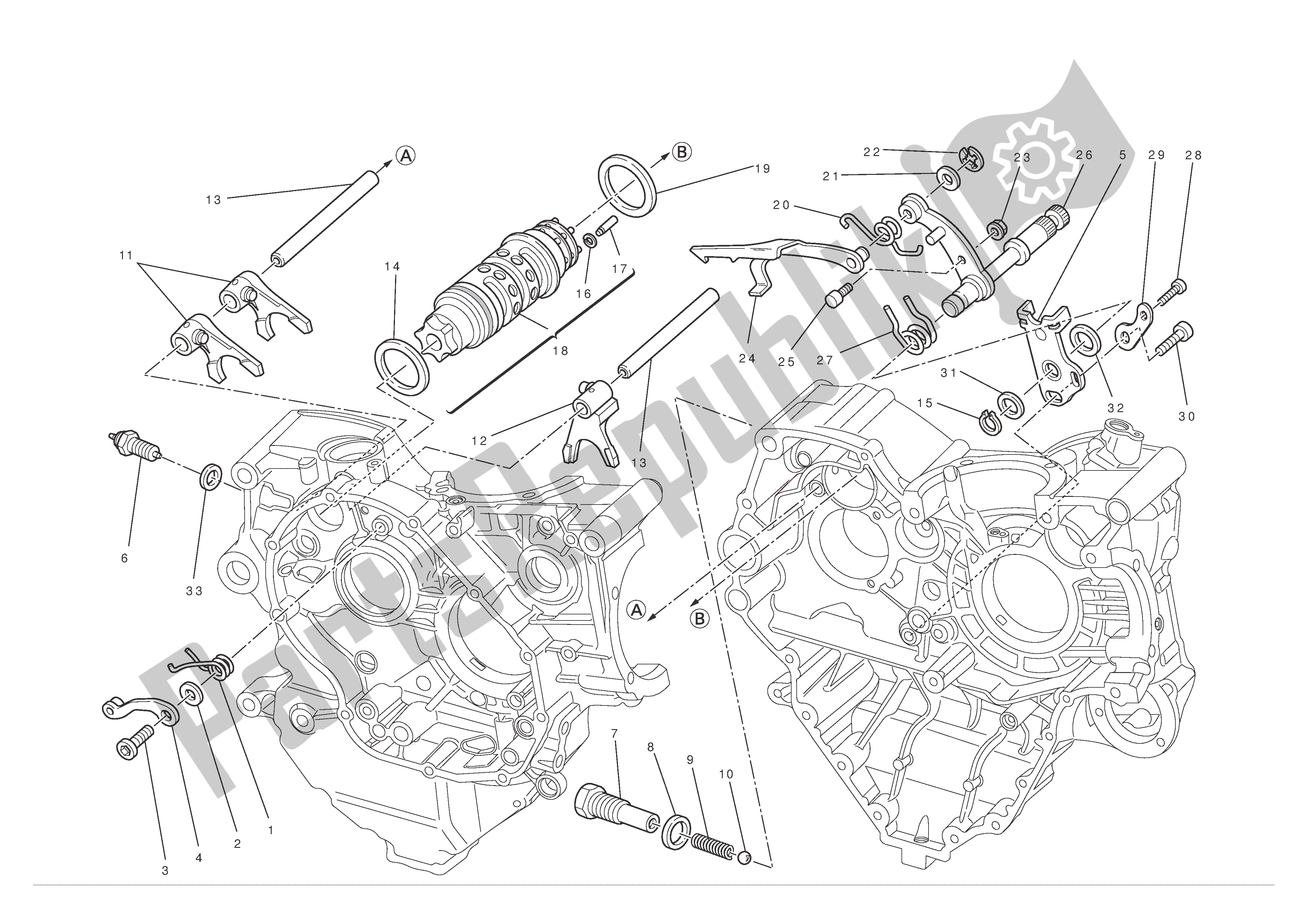 Todas las partes para Control De Cambio De Marchas de Ducati 1198 S 2010