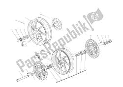 Front and rear wheels