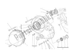 tapa del cárter del lado del embrague
