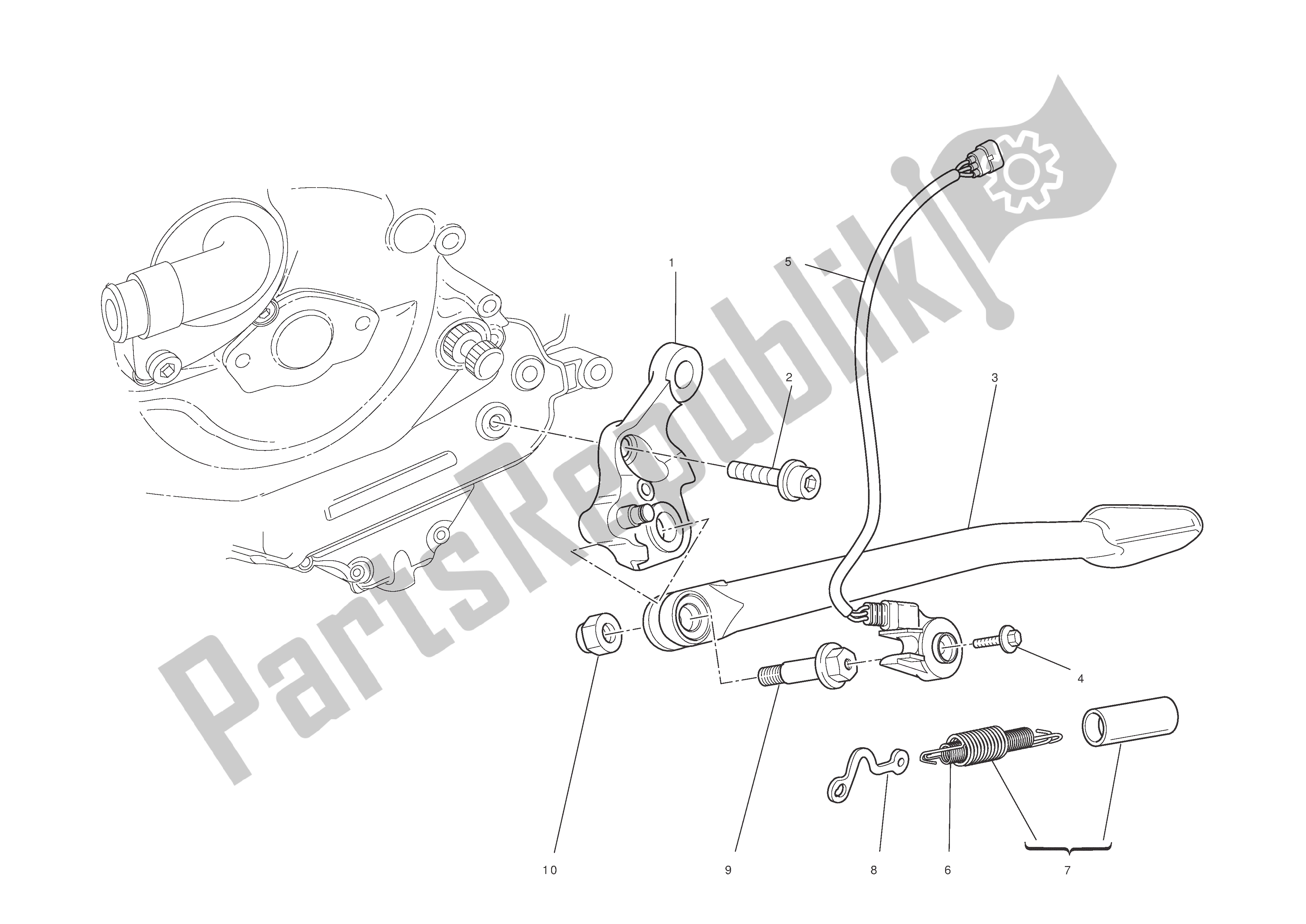 Todas las partes para Estar de Ducati 1198 S Corse 2010