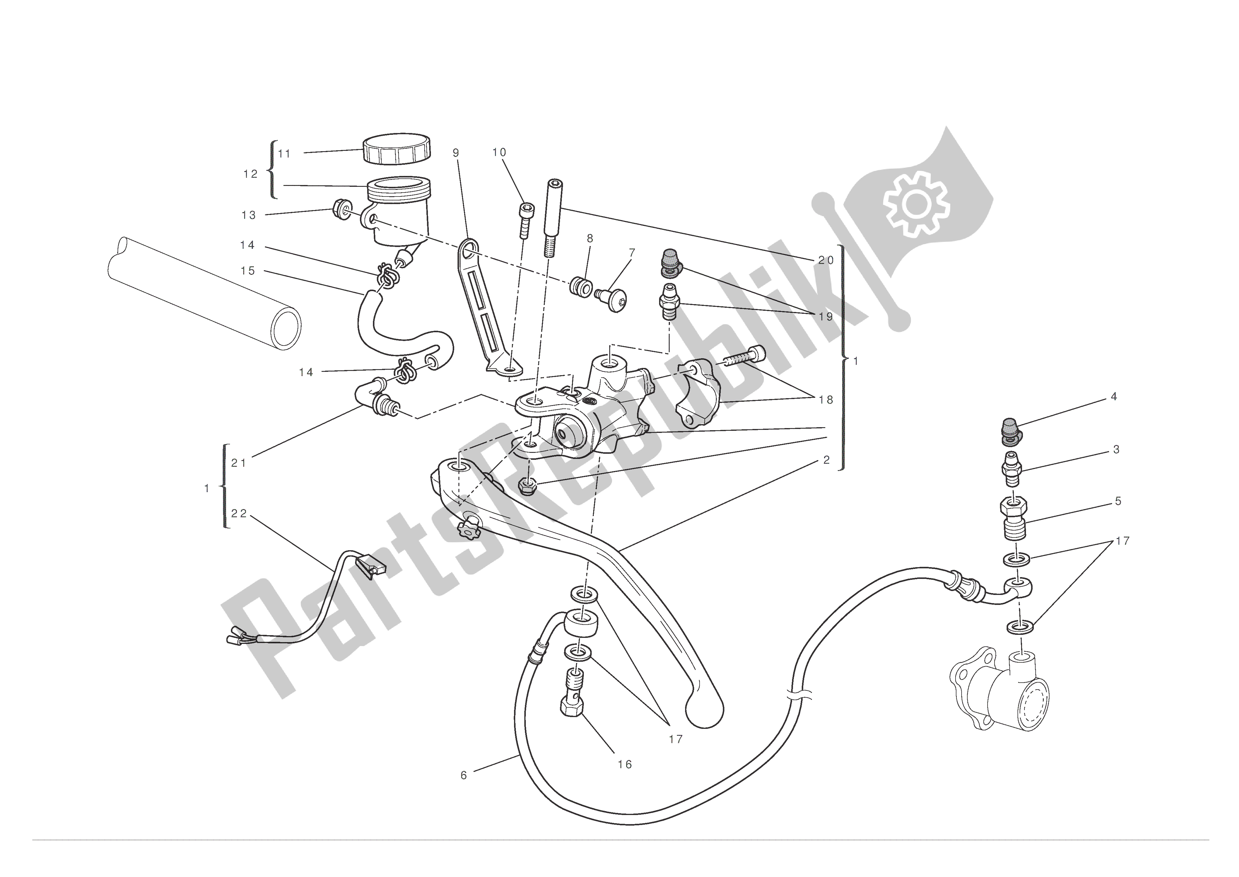 Todas las partes para Control De Embrague de Ducati 1198 SP 2011