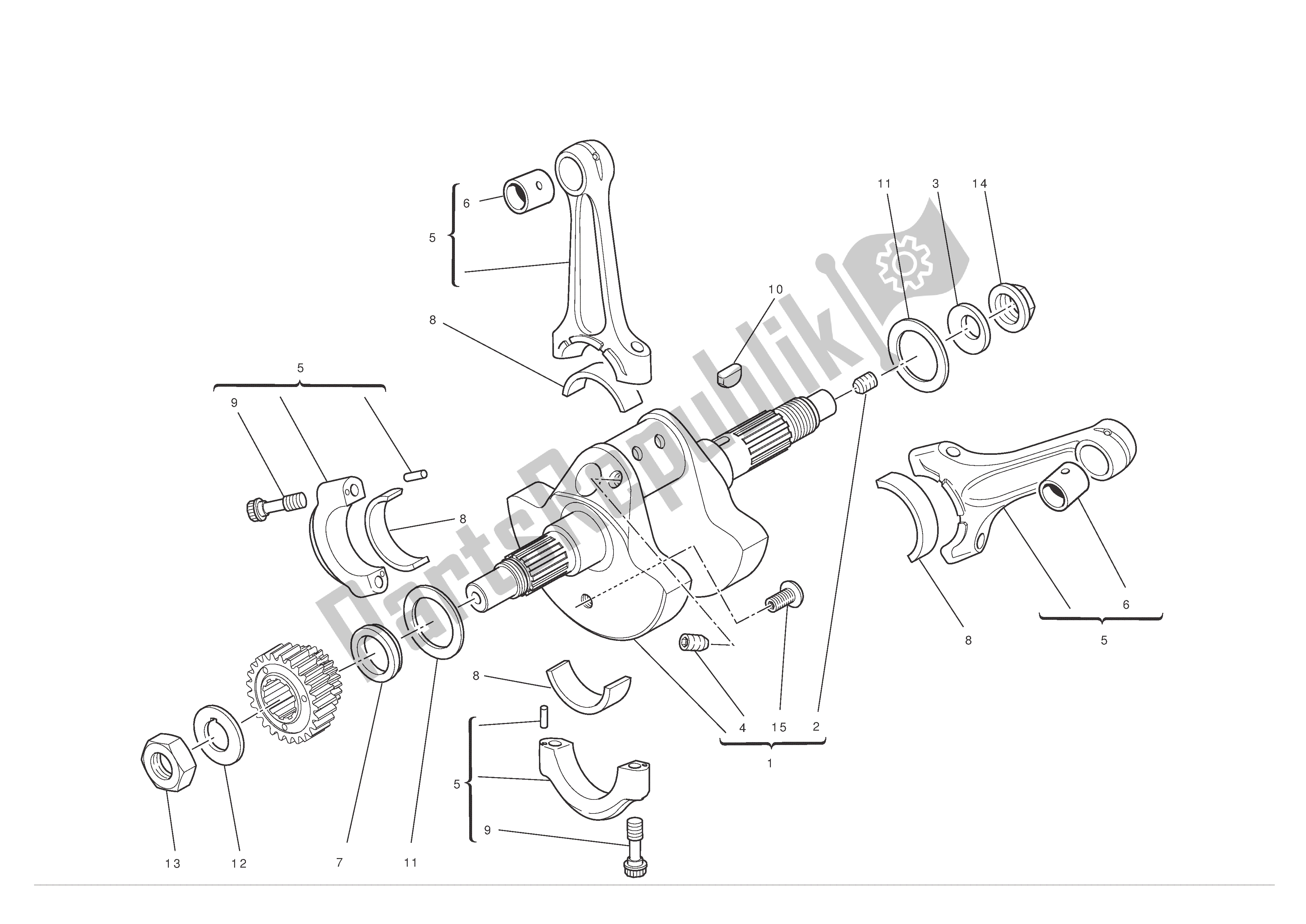 Todas las partes para Bielas de Ducati 1198 SP 2011