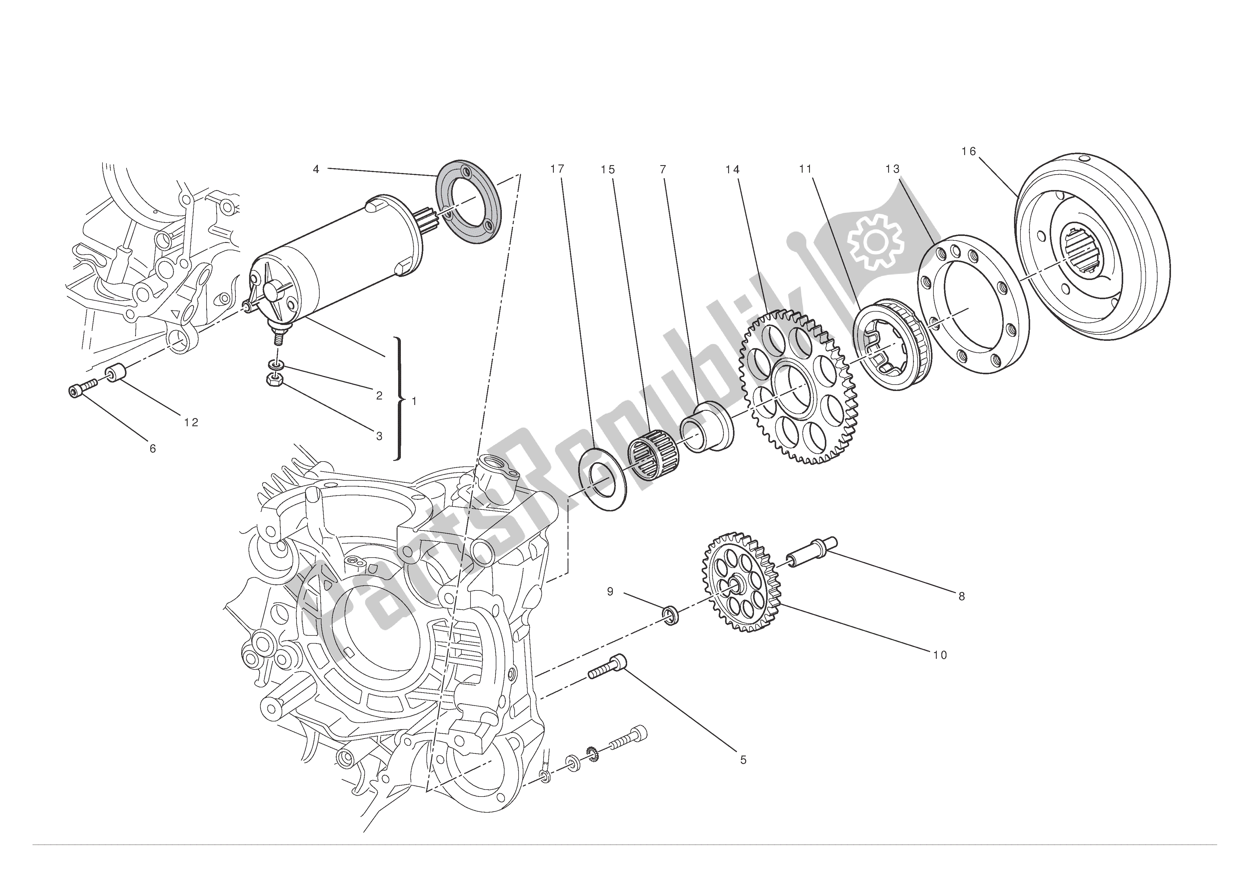 All parts for the Electric Starting And Ignition of the Ducati 1198 SP 2011