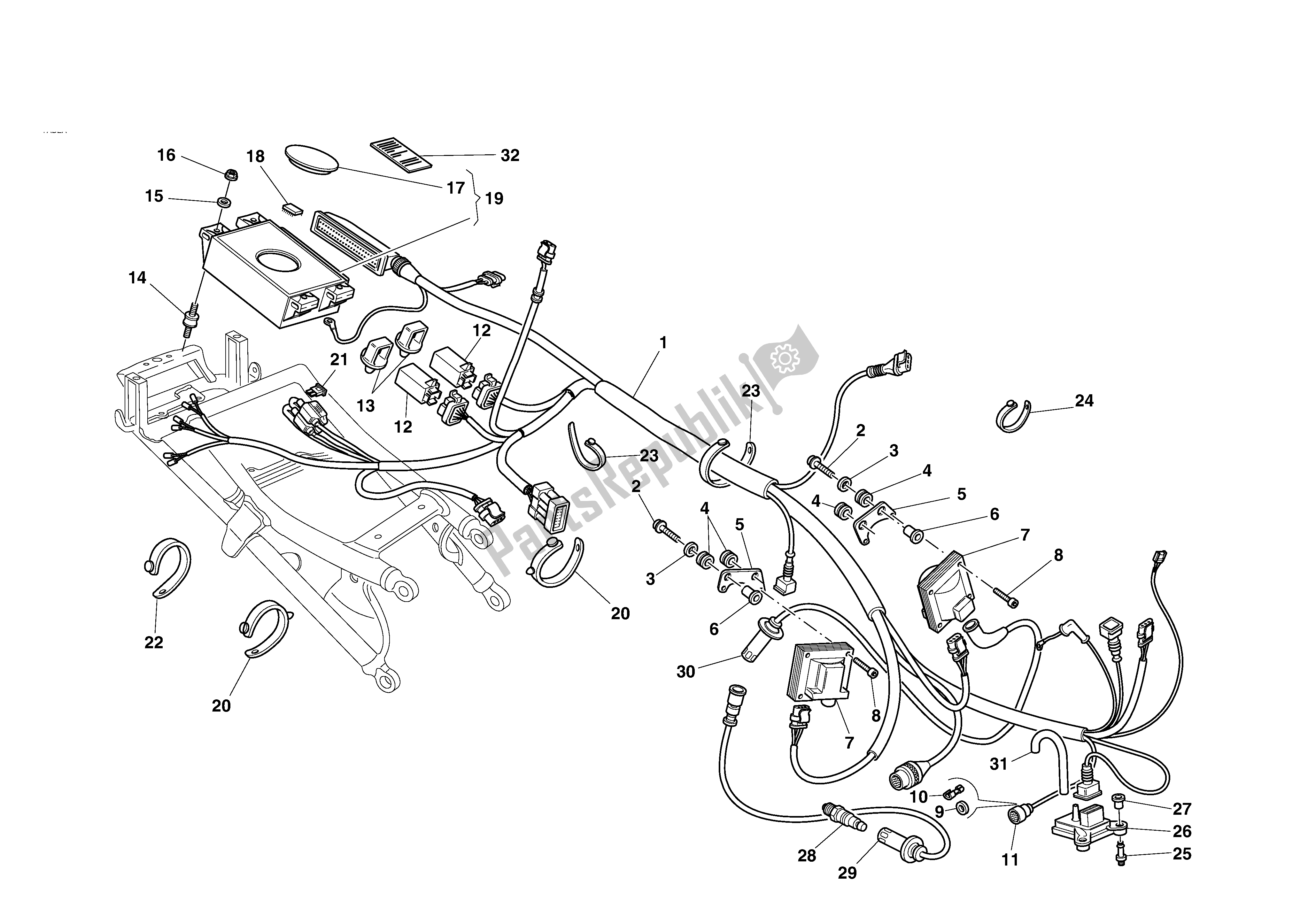 Tutte le parti per il Sistema Di Iniezione del Ducati 748S 2002