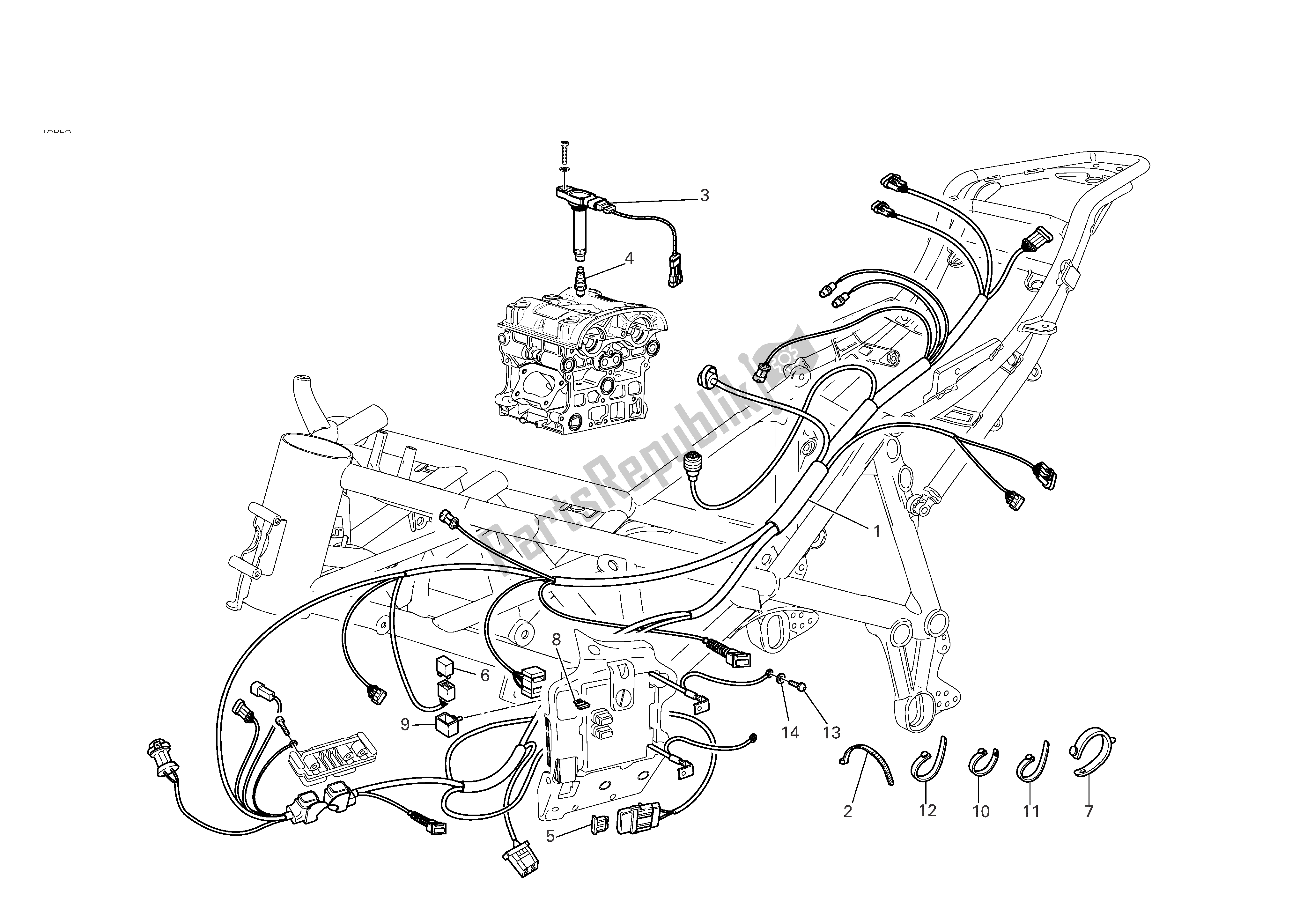 Tutte le parti per il Sistema Di Iniezione Del Carburante del Ducati 749R 2004