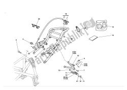 REAR FRAME (bip)-REARFOOT RESTS