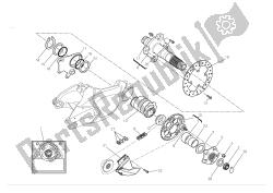 REAR WHEEL AXLE