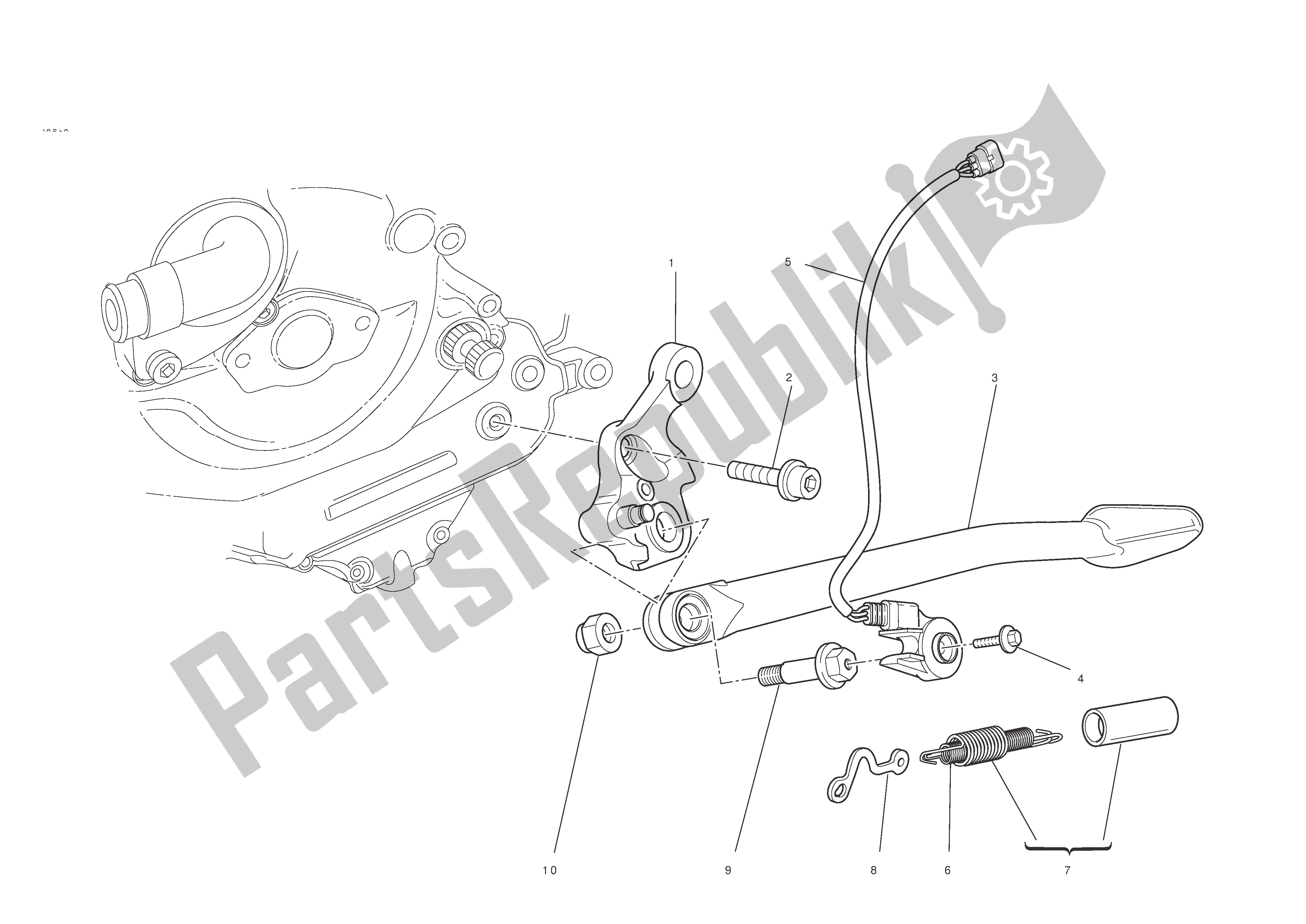 Todas las partes para Estar de Ducati 848 EVO 2011