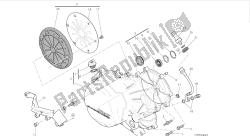 rysunek 005 - sprzęgło - boczna osłona skrzyni korbowej [mod: 899 abs, 899aws; xst: aus, eur, fra] grupa silnik