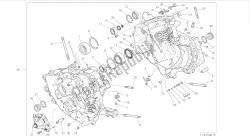dibujo 010 - par motor semicárter [mod: 899 abs, 899 aws] motor de grupo