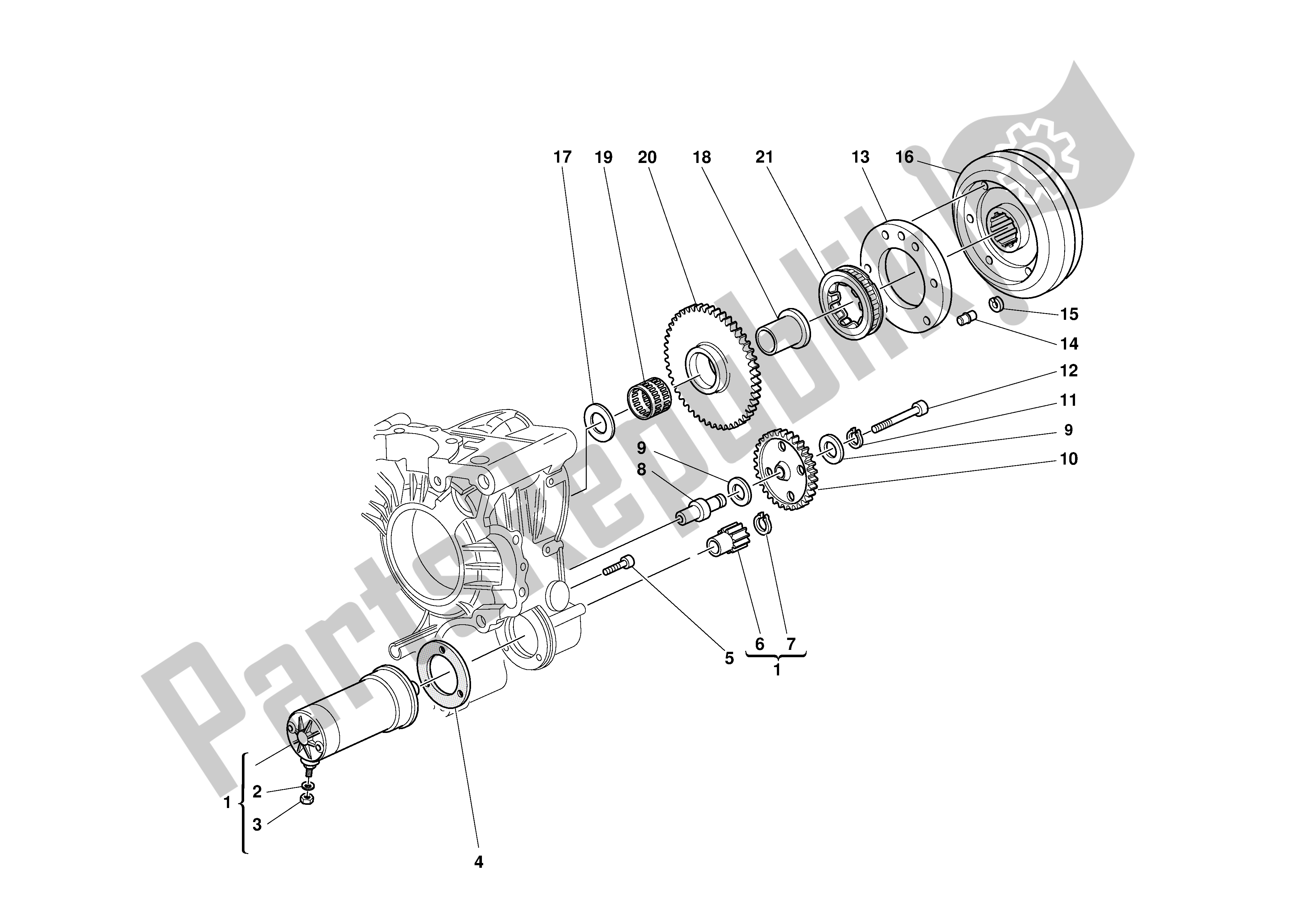 Todas las partes para Arranque Eléctrico Y Encendido de Ducati 996S Biposto 2001