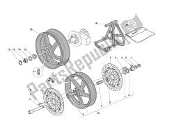 FRONT AND REARWHEELS