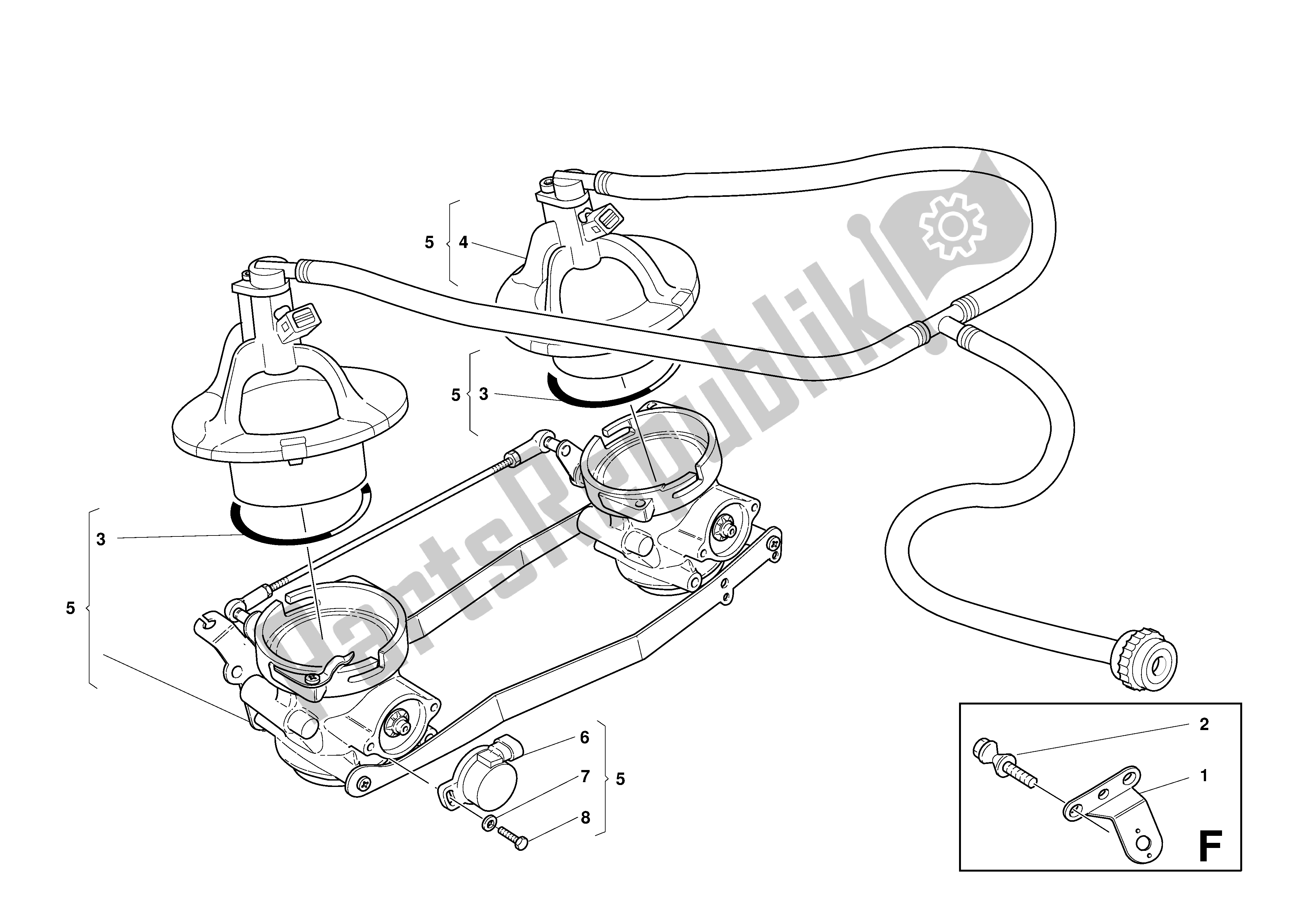 Todas las partes para Cuerpo Del Acelerador de Ducati 998S Bostrom 2002