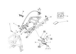 REAR FRAME (bip)-REARFOOT RESTS