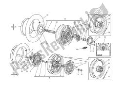 Front and rear wheels