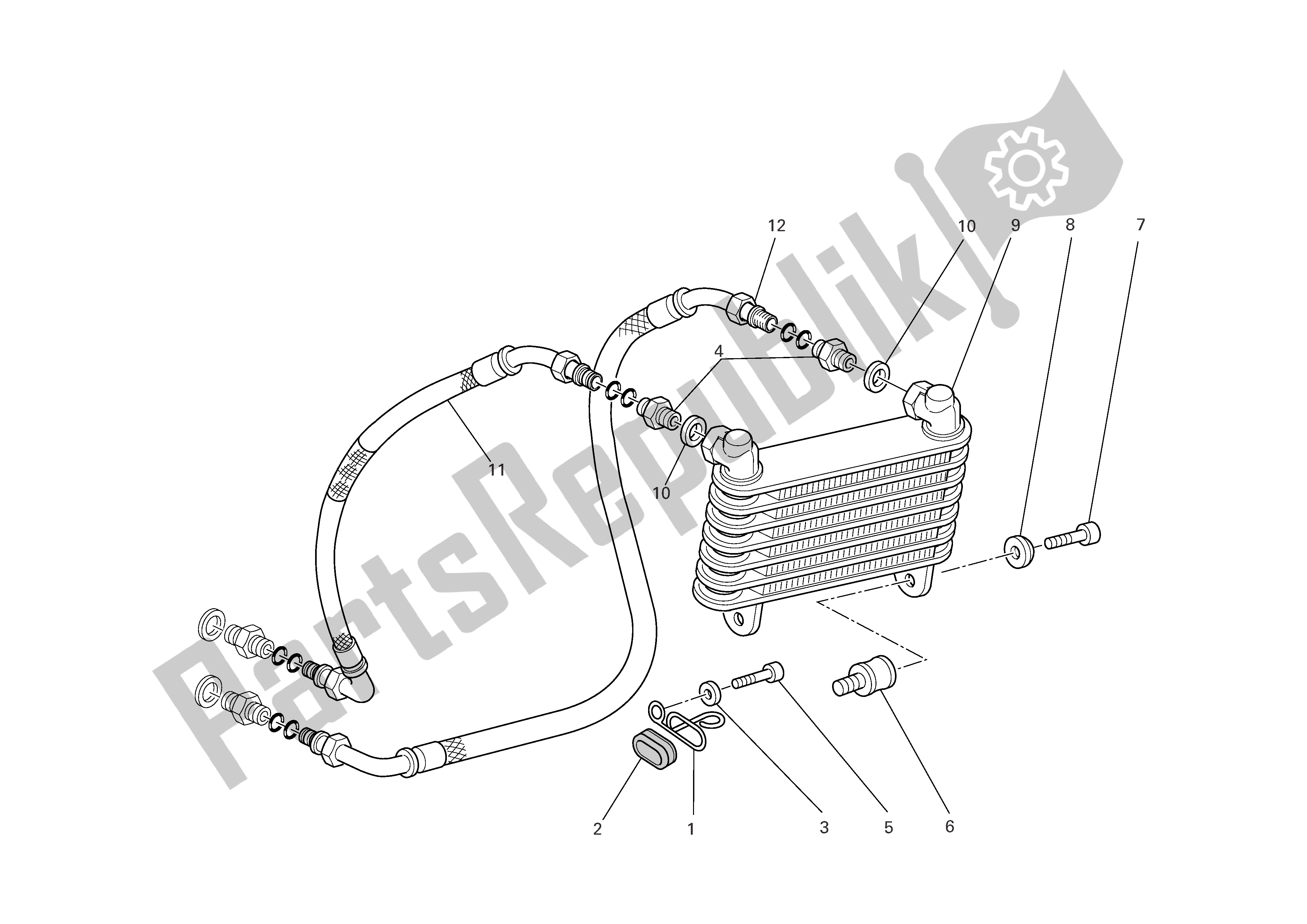 Todas las partes para Enfriador De Aceite de Ducati Sportclassic Paul Smart 1000 2006