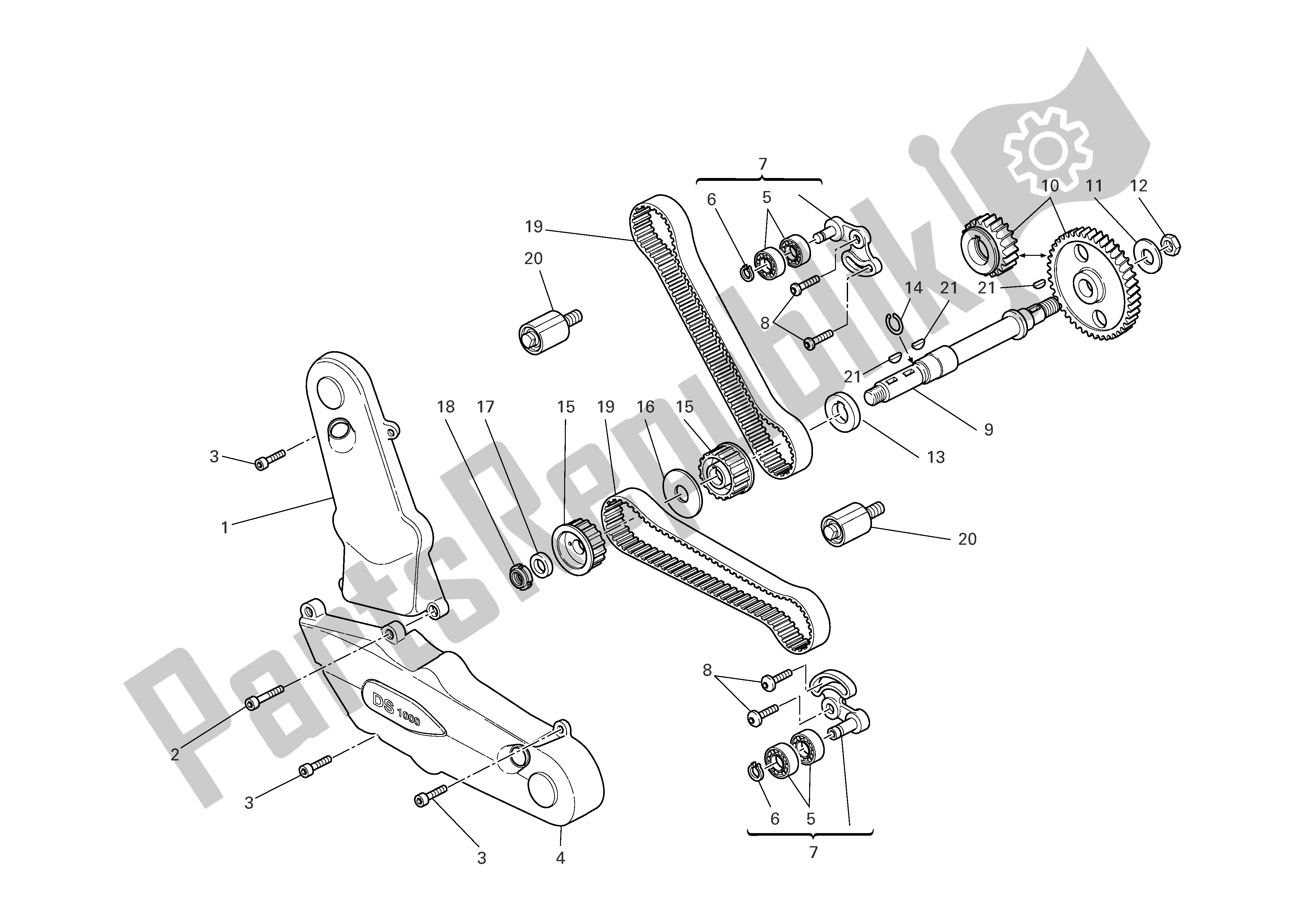 Todas las partes para Sistema De Cronometraje de Ducati Sportclassic Paul Smart 1000 2006