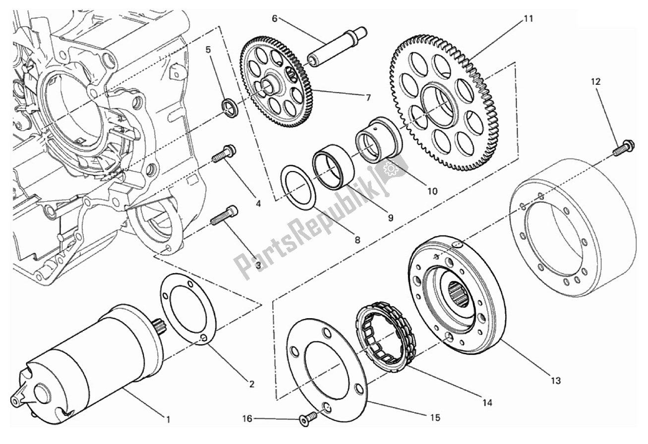 Todas las partes para Arranque Eléctrico Y Encendido de Ducati Scrambler 800 2017