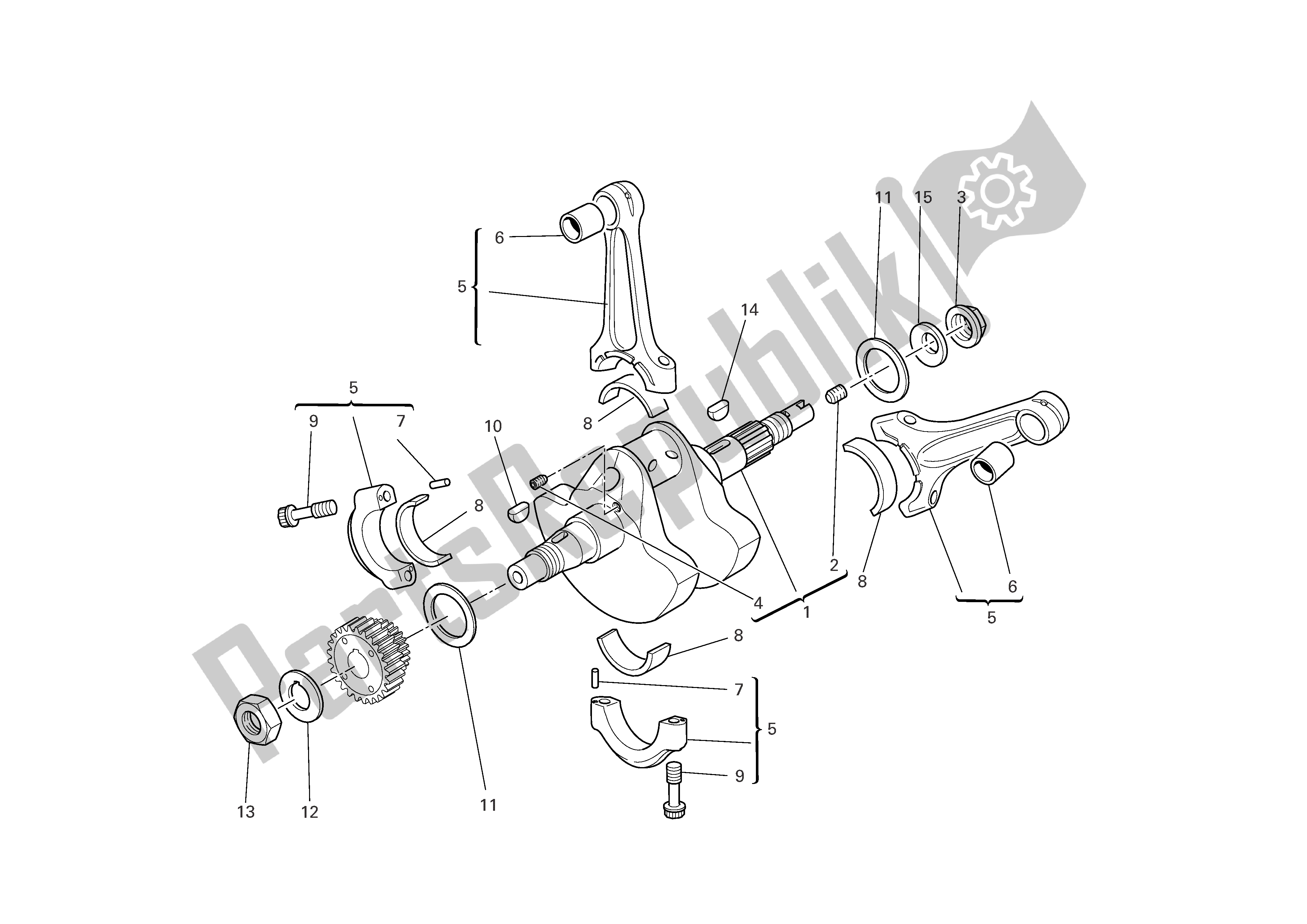 Todas las partes para Bielas de Ducati Sportclassic Sport 1000 2006