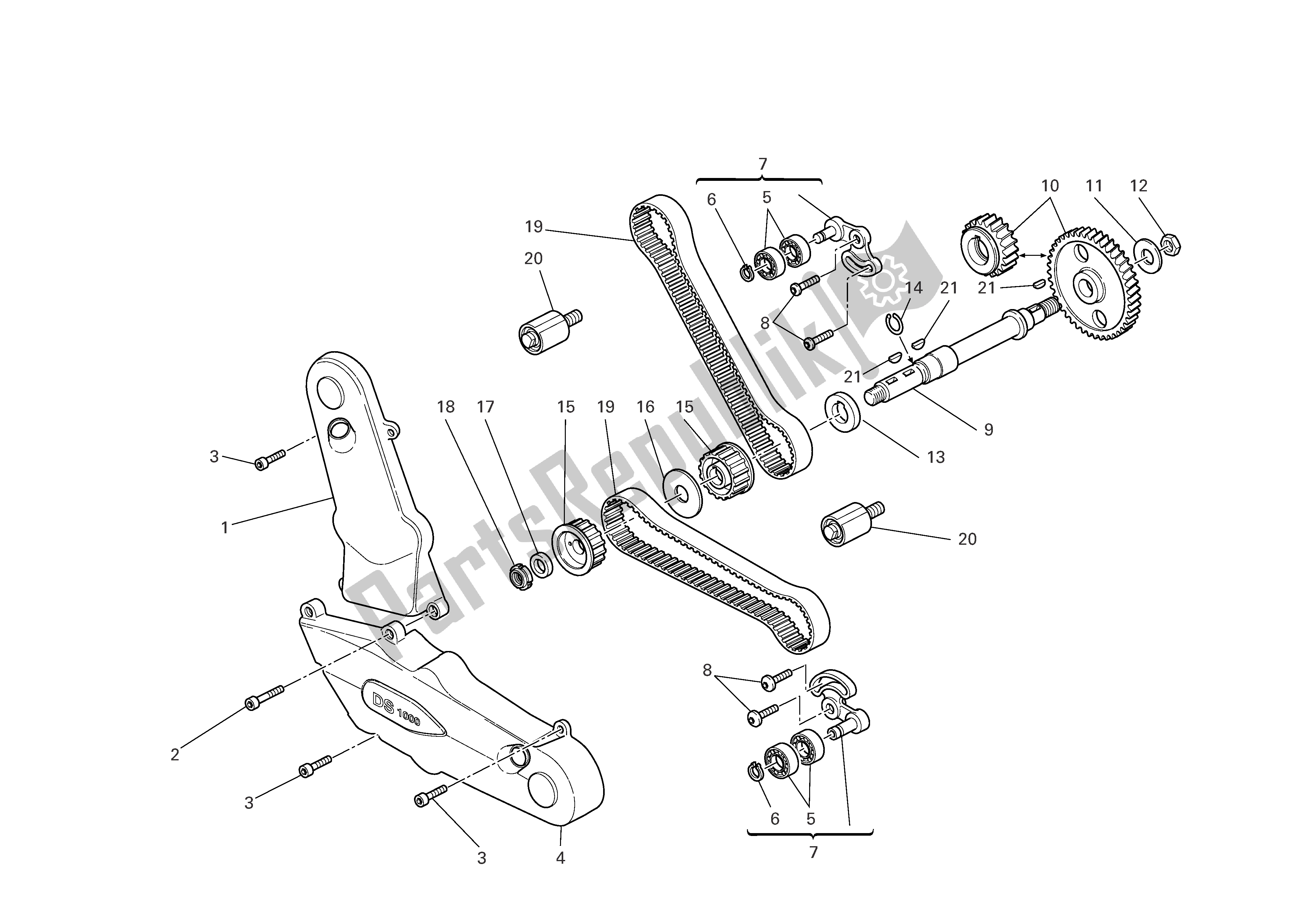 Todas las partes para Sistema De Cronometraje de Ducati Sportclassic Sport 1000 2006