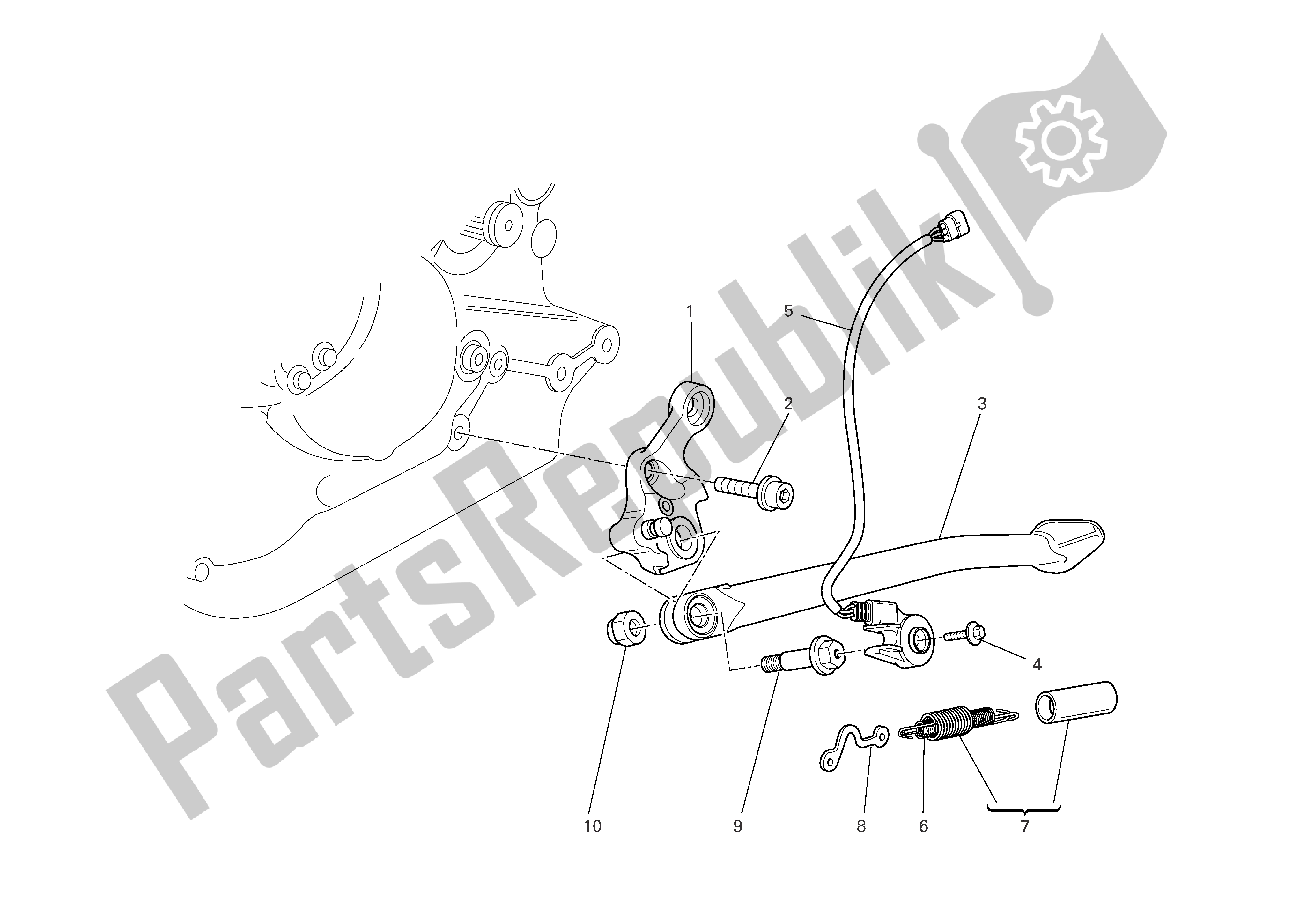 Todas las partes para Stands de Ducati Sportclassic Sport 1000 2006