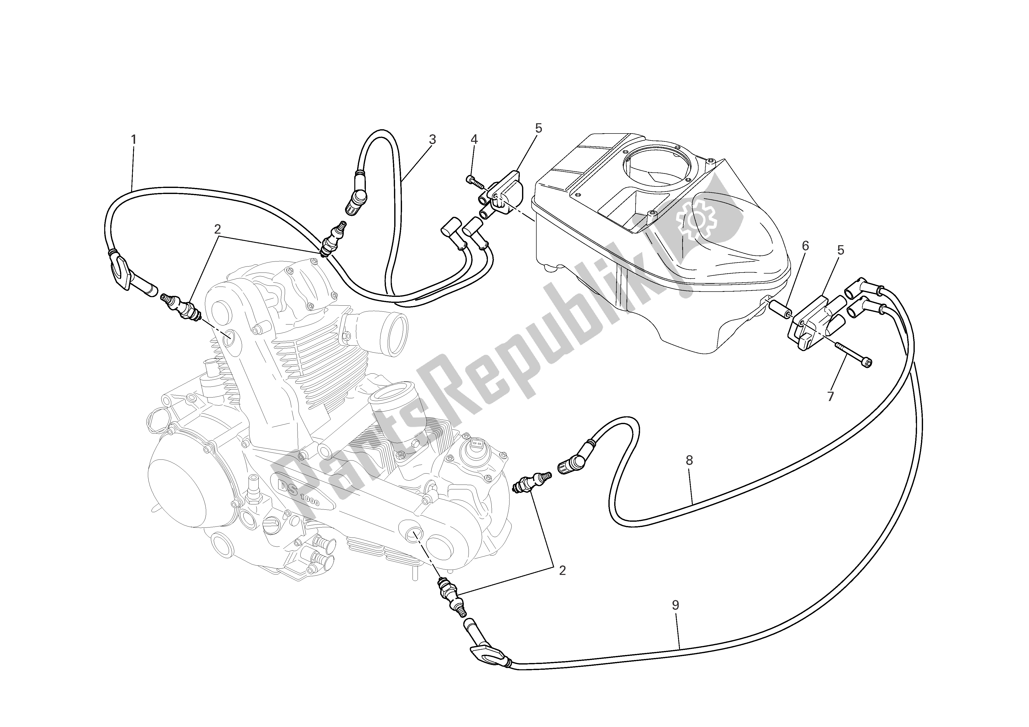 Alle onderdelen voor de Elektrisch Systeem van de Ducati Sportclassic Sport Biposto 1000 2007