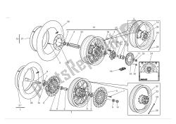 Front and rear wheels