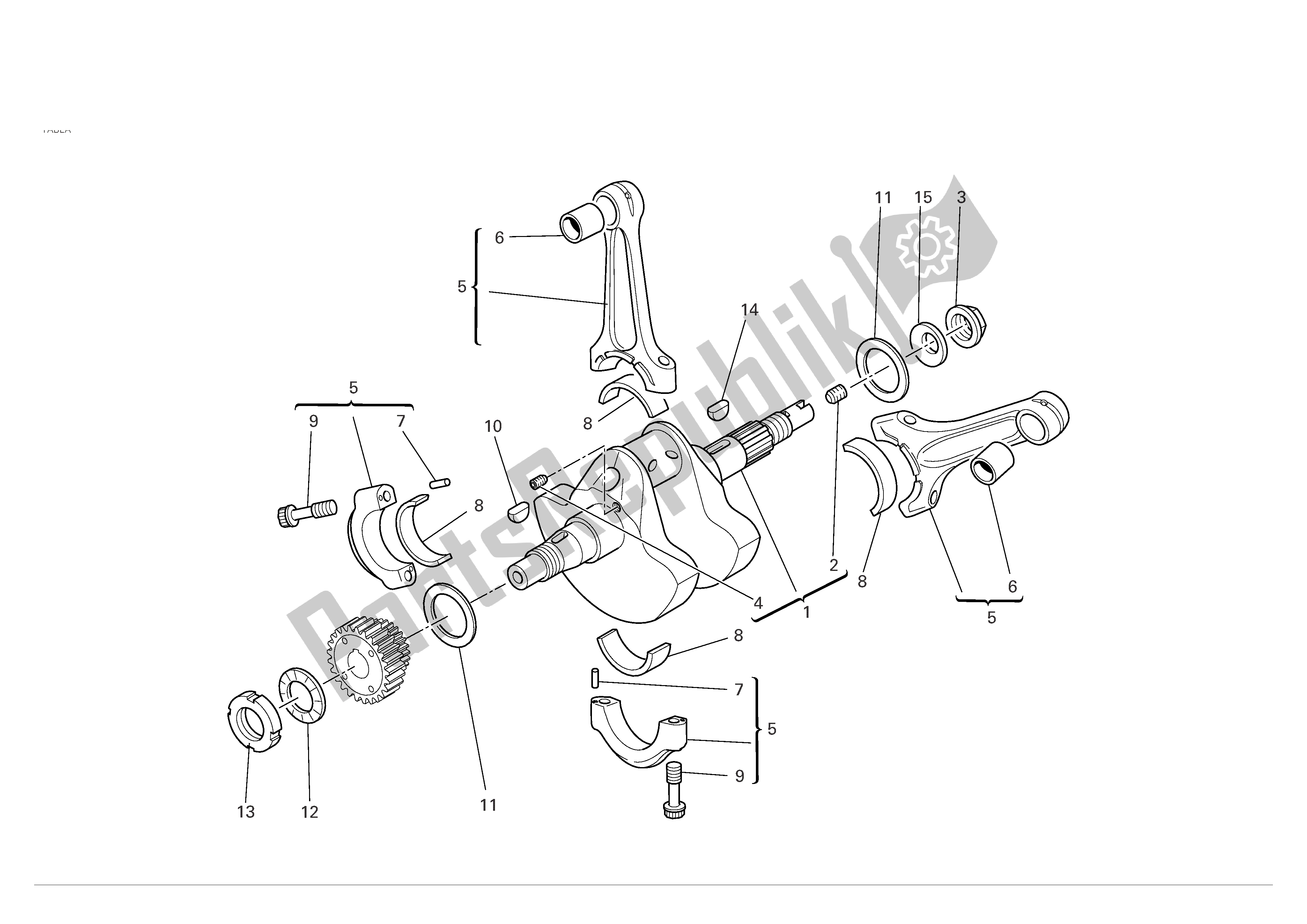 Todas las partes para Bielas de Ducati Sportclassic Sport S 1000 2007