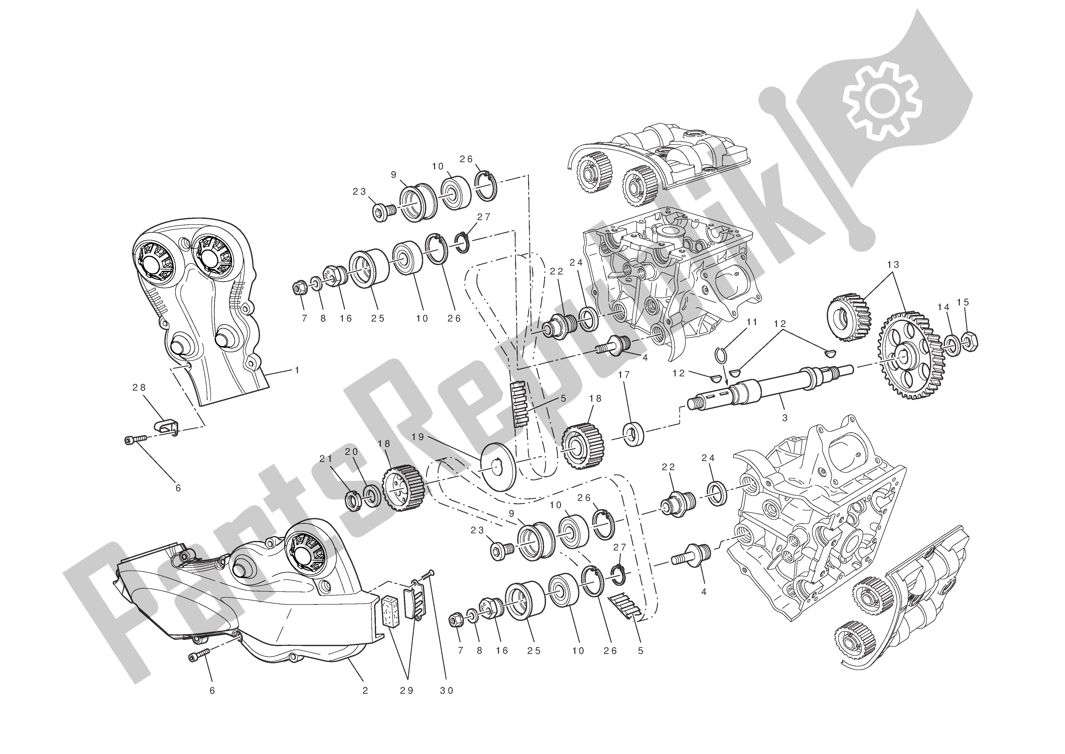 Todas las partes para Sistema De Cronometraje de Ducati Streetfighter 848 2012