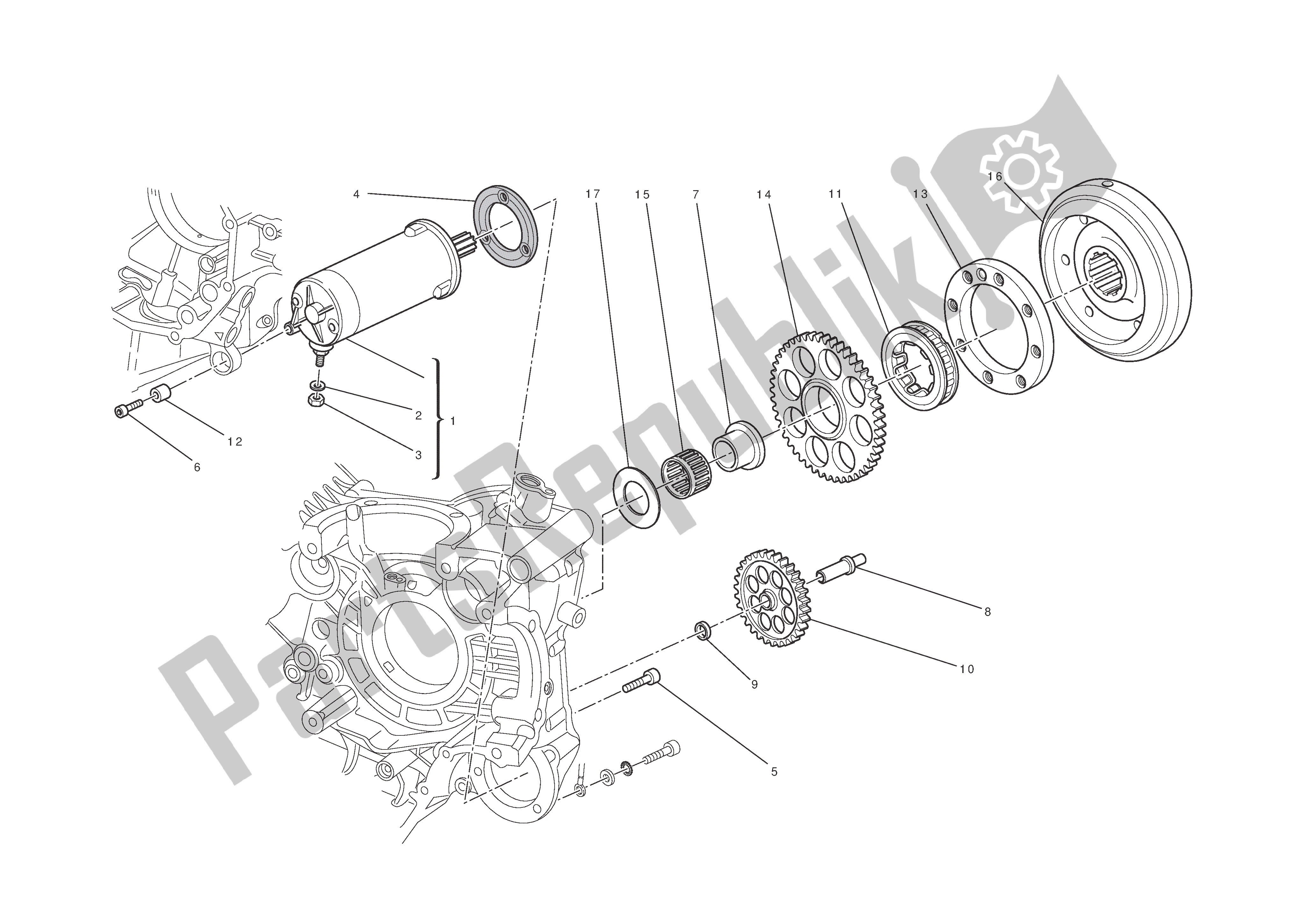 Todas las partes para Arranque Eléctrico Y Encendido de Ducati Streetfighter 848 2012