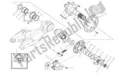 REAR WHEEL AXLE