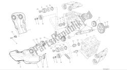 dibujo 008 - correa de distribución [mod: f848] motor de grupo