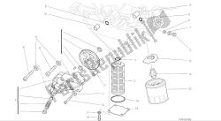 desenho 009 - bomba de óleo - filtro do grupo [mod: f848] motor