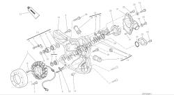 dibujo 011 - tapa del generador - bomba de agua [mod: f848] motor de grupo